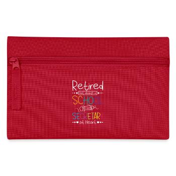 Retraité mais toujours secrétaire d’école dans l’âme - Trousse - rouge - Devant