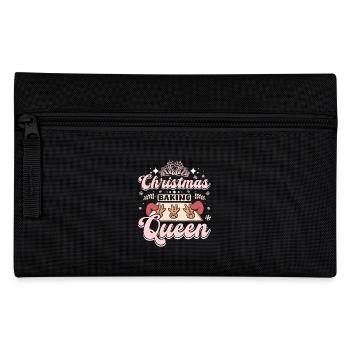 Xmas Christmas cookie baking queen - Federtasche - Schwarz - Vorne
