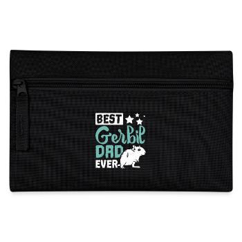 Fathers day Best gerbil dad ever - Pencil Case - black - Front