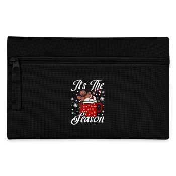 C’est la saison des biscuits de Noël et du chocolat chaud - Trousse - noir - Devant