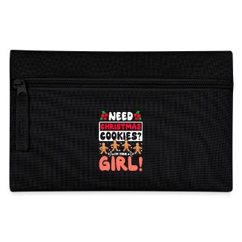 Need christmas cookies? I'm your girl! - Federtasche - Schwarz - Vorne