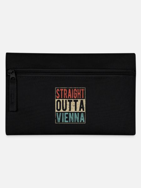 Straight outta Vienna - Pencil Case - black