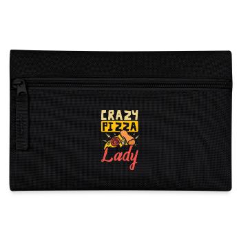 Pizza dame folle - Trousse - noir - Devant