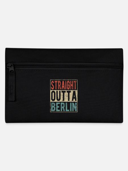 Straight outta Berlin - Pencil Case - black