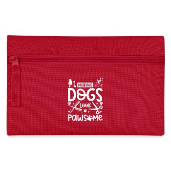 Toilettage des animaux de compagnie, donnant aux chiens un aspect pataud - Trousse - rouge - Devant