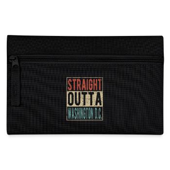 Straight outta Washington D.c. - Pencil Case - black - Front