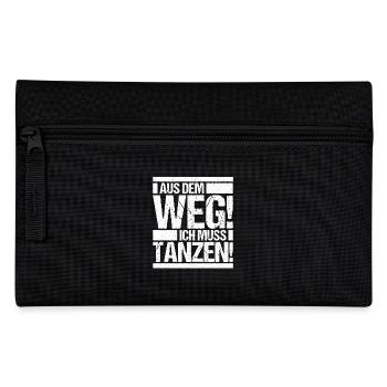 Tänzerin Festival Aus dem Weg ich muss tanzen - Federtasche - Schwarz - Vorne