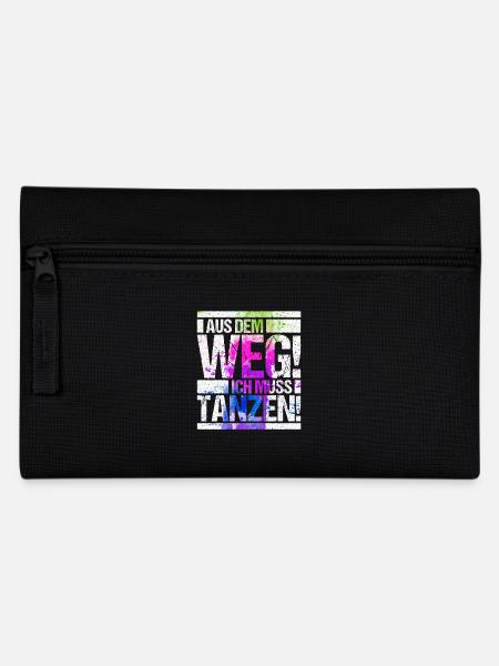 Tänzerin Festival Aus dem Weg ich muss tanzen - Federtasche - Schwarz