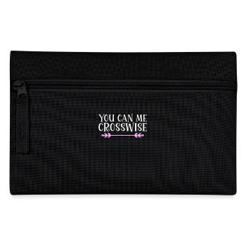 You can me crosswise Denglisch - Federtasche - Schwarz - Vorne