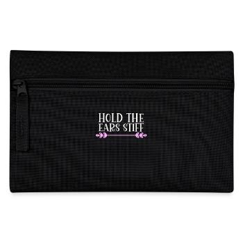 Hold the ears stiff Denglisch - Federtasche - Schwarz - Vorne