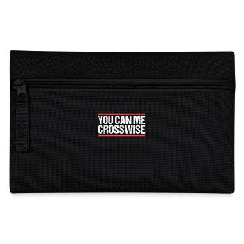 You can me crosswise Denglisch - Federtasche - Schwarz - Vorne