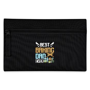 Fathers day best baking dad ever - Federtasche - Schwarz - Vorne