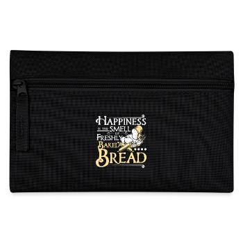 Happiness is the smell of baked bread - Federtasche - Schwarz - Vorne