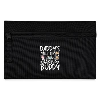 Children Daddy's little baking buddy - Pencil Case - black - Front