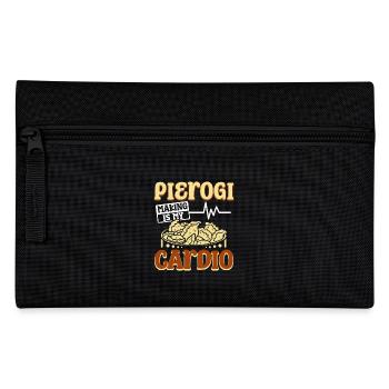 Pierogi making is my cardio - Pencil Case - black - Front