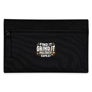 Artistes lapidaires Lapidistes Polissage de pierres précieuses - Trousse - noir - Devant