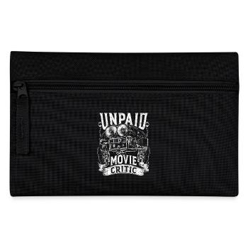 Movie Critic Enthusiast Cinema Film Lover - Pencil Case - black - Front