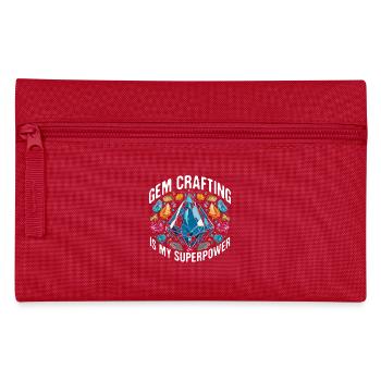 Lapidary Artists Gem Crafting Lapidist - Pencil Case - red - Front