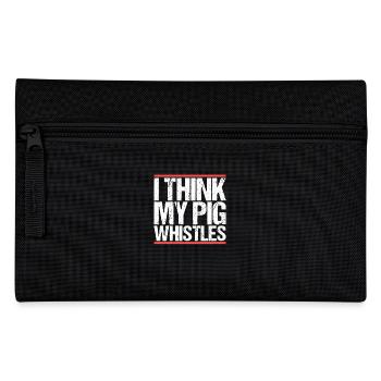 Je pense que mon cochon siffle Denglish - Trousse - noir - Devant