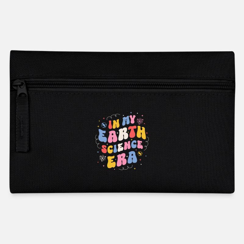 Studentin der Geowissenschaften Groovy Vintage - Federtasche - Schwarz
