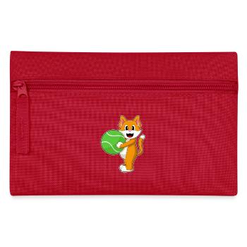 Chat Tennis Balle De Tennis Sport - Trousse - rouge - Devant