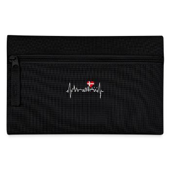 Copenhague Skyline Heartbeat Danemark Amour Hygge - Trousse - noir - Devant
