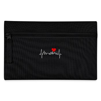 Copenhague Skyline Heartbeat Danemark Amour Hygge - Trousse - noir - Devant