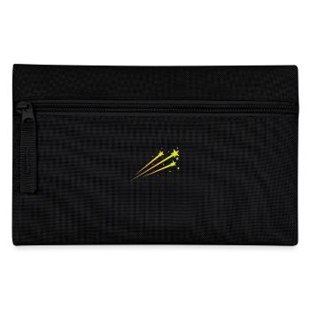 étoiles filantes, ciel nocturne, astronomie - Trousse - noir - Devant
