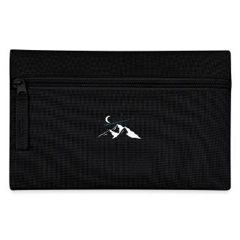 Shooting stars over mountains sky - Pencil Case - black - Front