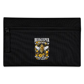 Beekeeping Beekeeper BY Day Honey Maker By Night - Pencil Case - black - Front