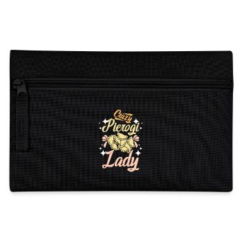 Crazy pierogi lady - Pencil Case - black - Front