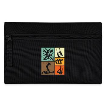 Synchronized Swimming Retro Vintage Swimmer - Pencil Case - black - Front