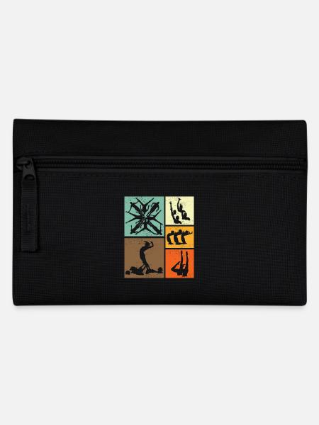 Synchronized Swimming Retro Vintage Swimmer - Pencil Case - black
