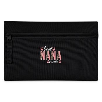 Grandma Family Design Cute Leopard Print Best Nana - Pencil Case - black - Front