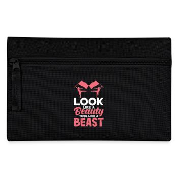 Color Guard Flag Throwing - Pencil Case - black - Front