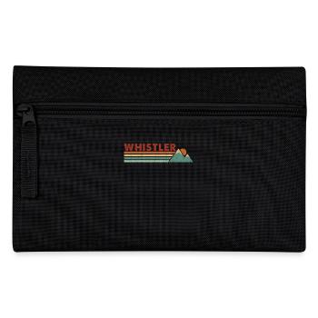 Whistler Souvenir Urlaub Berg Retro Whistler - Federtasche - Schwarz - Vorne