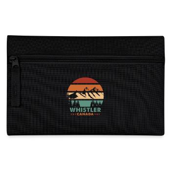 Whistler Souvenir Urlaub Berg Retro Whistler - Federtasche - Schwarz - Vorne