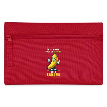 Banana Fruit Lover Funny Banana Comic - Pencil Case - red - Front