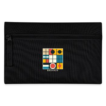 Bauhaus-Architektur Geometrische Ästhetik - Federtasche - Schwarz - Vorne