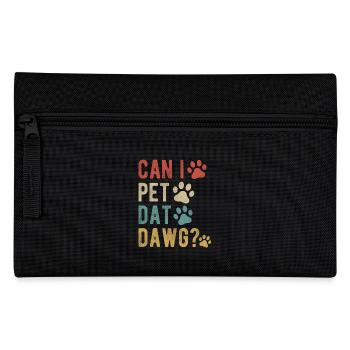 Kann ich Dat Dawg streicheln? - Federtasche - Schwarz - Vorne