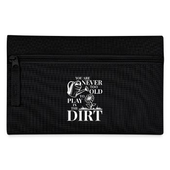 Jardinage passionné jardinier jardinier fleur cadeau - Trousse - noir - Devant