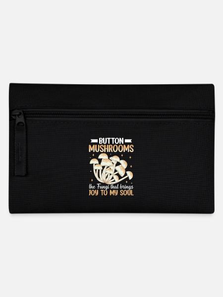 Pilze Geschenke- mushrooms- Pilze Geschenkidee - Federtasche - Schwarz