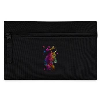 Licorne Mandala être magique - Trousse - noir - Devant