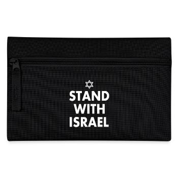 Stand with israel - Pencil Case - black - Front