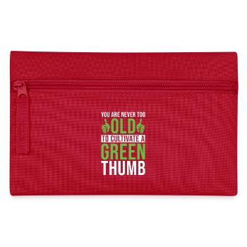 Jardinage botanique jardinier amoureux des plantes - Trousse - rouge - Devant