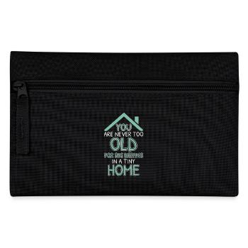 Tiny-House-Enthusiast zelebriert Einfachheit - Federtasche - Schwarz - Vorne