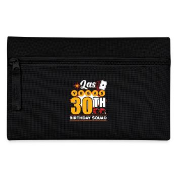 Kader zum 30. Geburtstag von Las Vegas - Federtasche - Schwarz - Vorne
