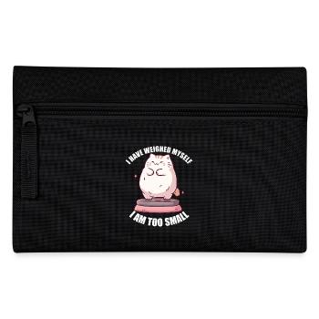 Hab mich gewogen bin zu klein Katze - Federtasche - Schwarz - Vorne