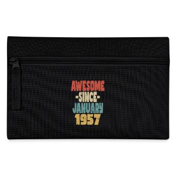 Awesome January 1957 - Pencil Case - black - Front