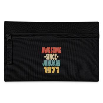 Génial janvier 1971 - Trousse - noir - Devant